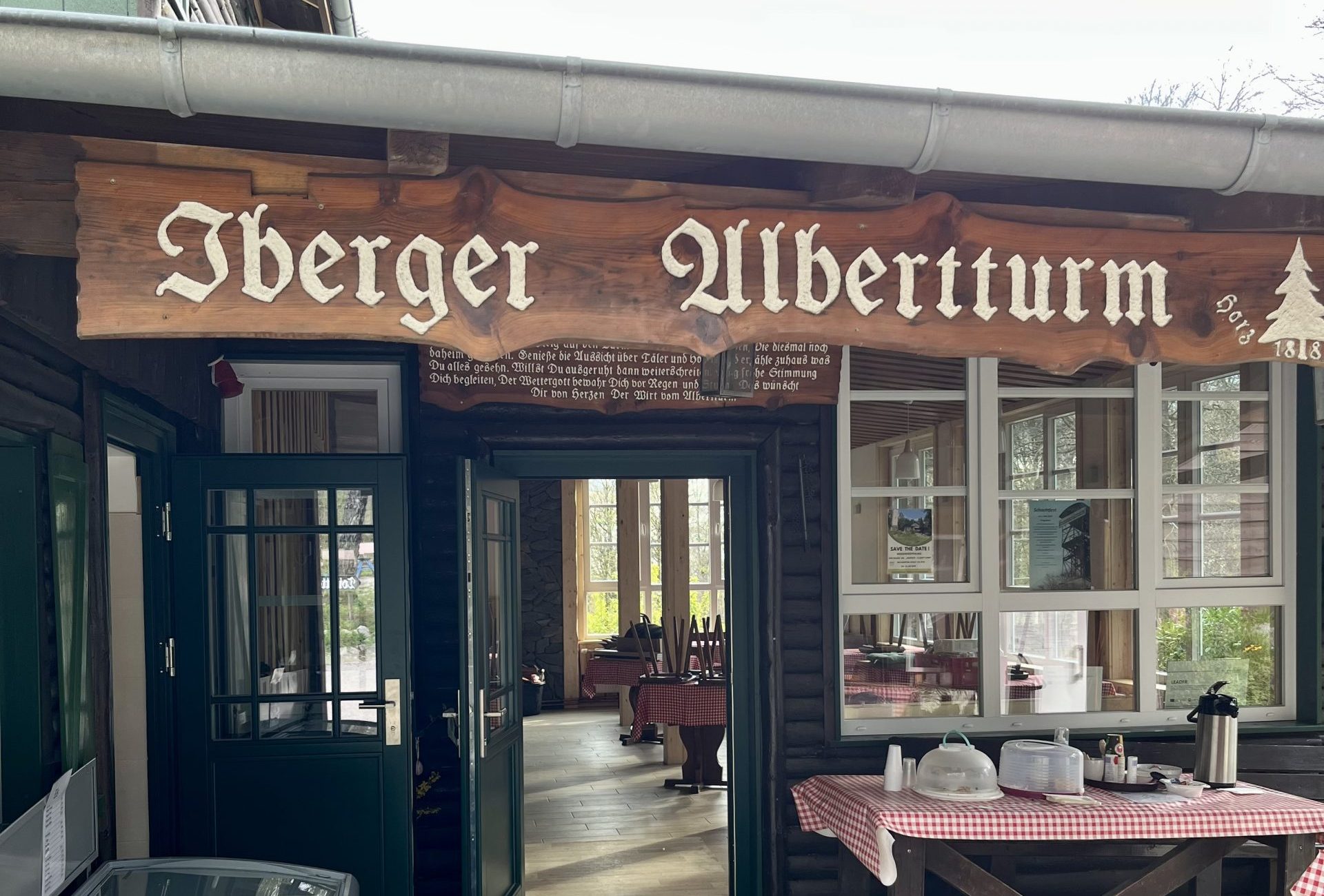 Waldgaststätte am Iberger Albertturm ab dem 17. Mai 2025